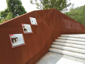 平凉耐候钢挡土墙